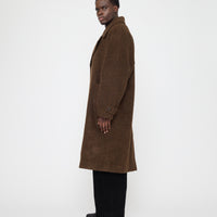 Double Breasted Wool Coat - FW26 - Dark Chestnut