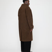 Double Breasted Wool Coat - FW26 - Dark Chestnut
