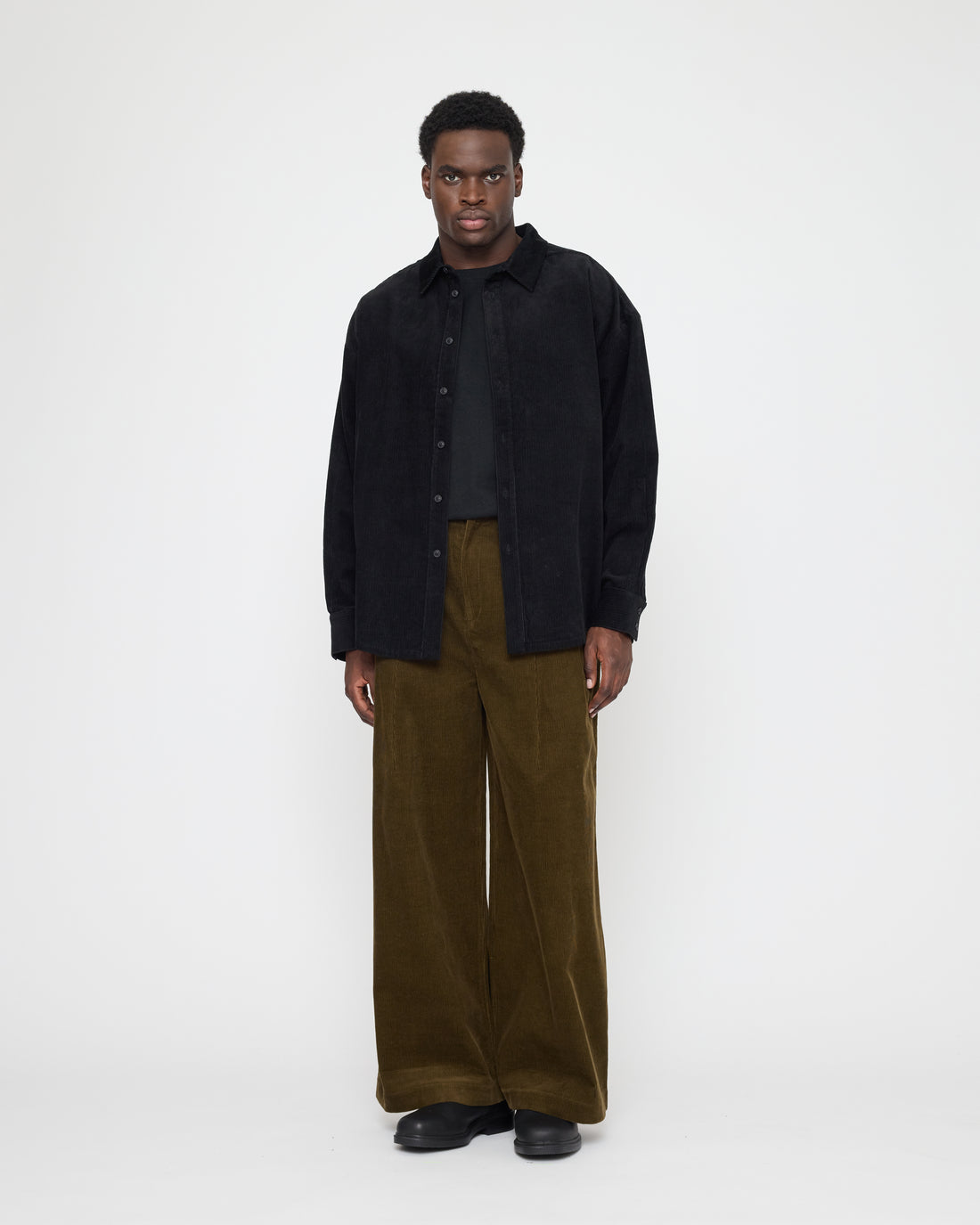 Unisex Dolman Shirt - Corduroy Edition - FW26 - Black Corduroy