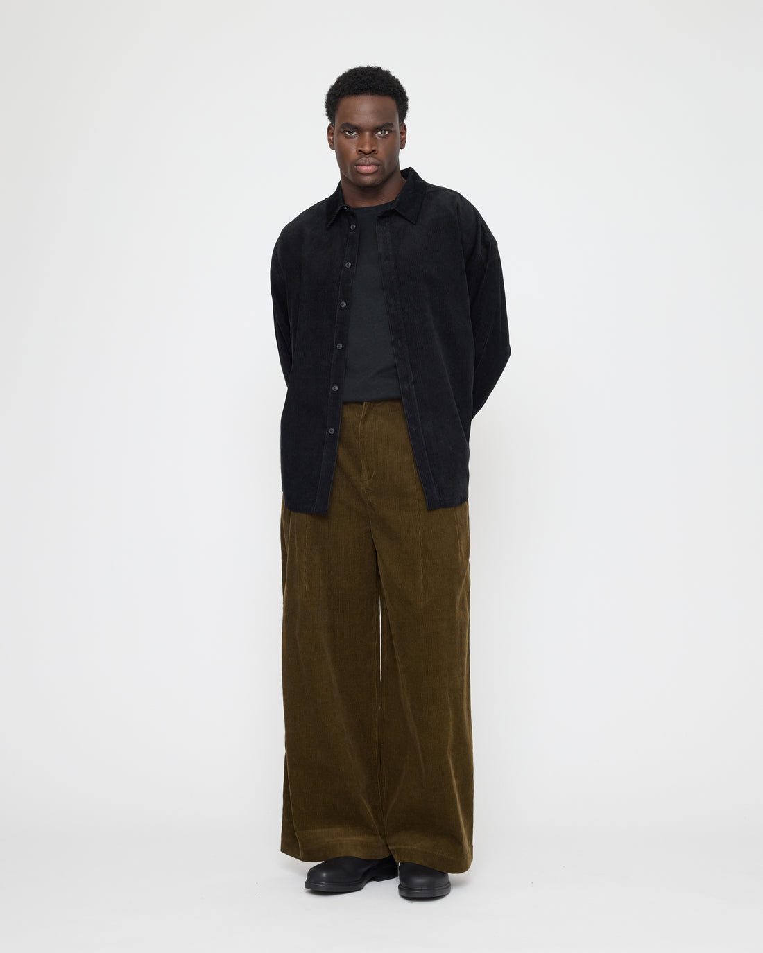 Unisex Dolman Shirt - Corduroy Edition - FW26 - Black Corduroy