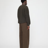 Straight Legged Trouser - FW26 - Taupe Brown
