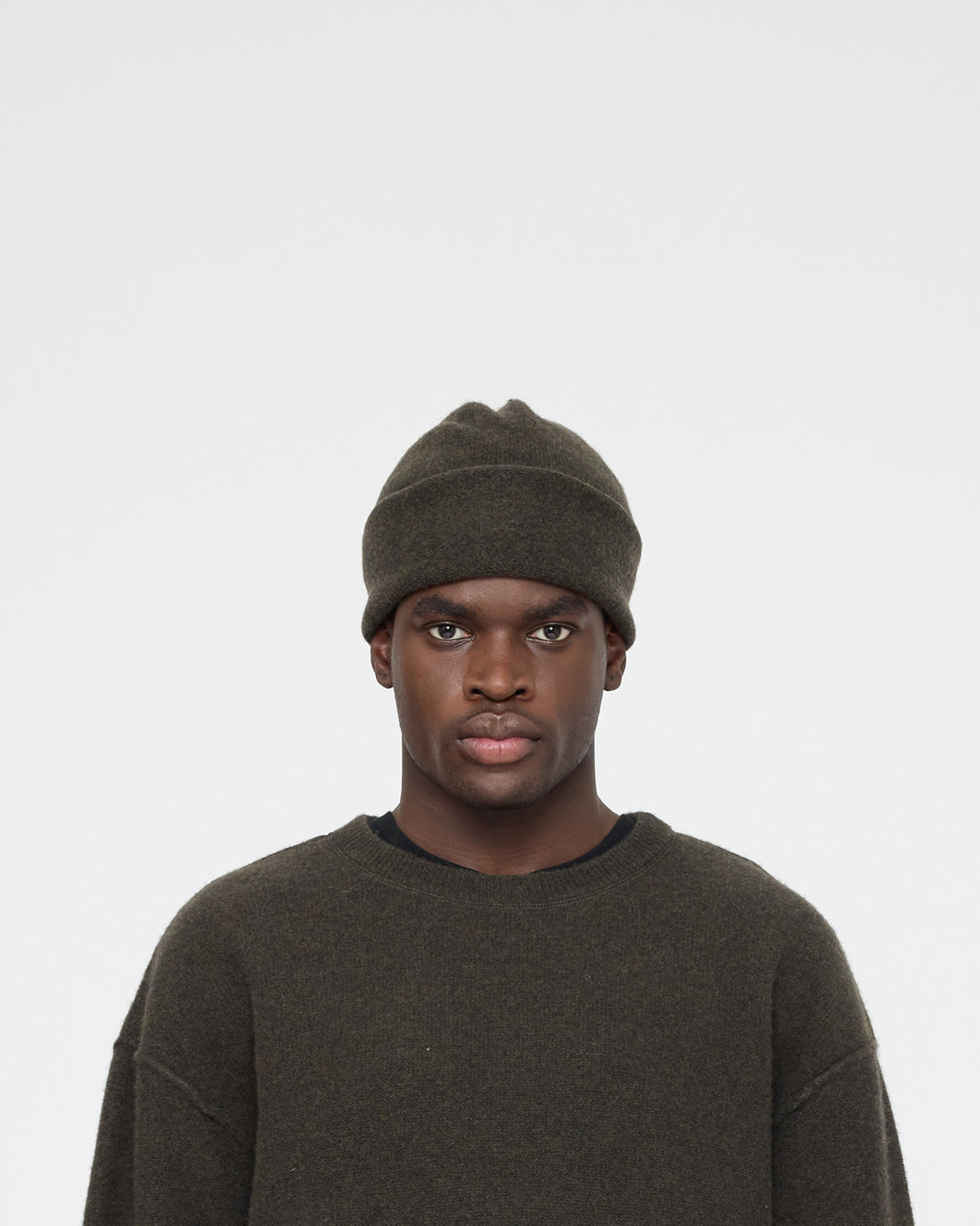 Merino Beanie - FW26 - Olive Brown