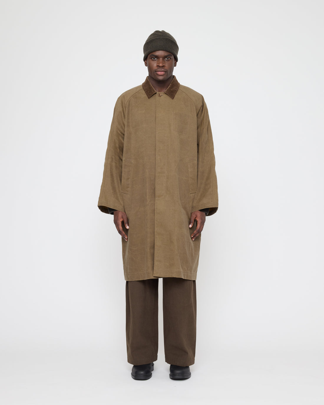 Fall Duster - Waxed Edition - FW26 - Kelp Brown