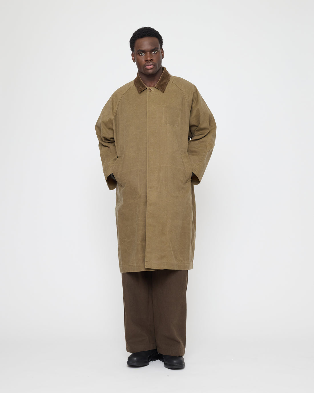 Fall Duster - Waxed Edition - FW26 - Kelp Brown