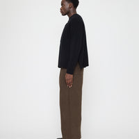 Relaxed Pocket Sweater - FW26 - Black