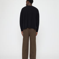 Relaxed Pocket Sweater - FW26 - Black
