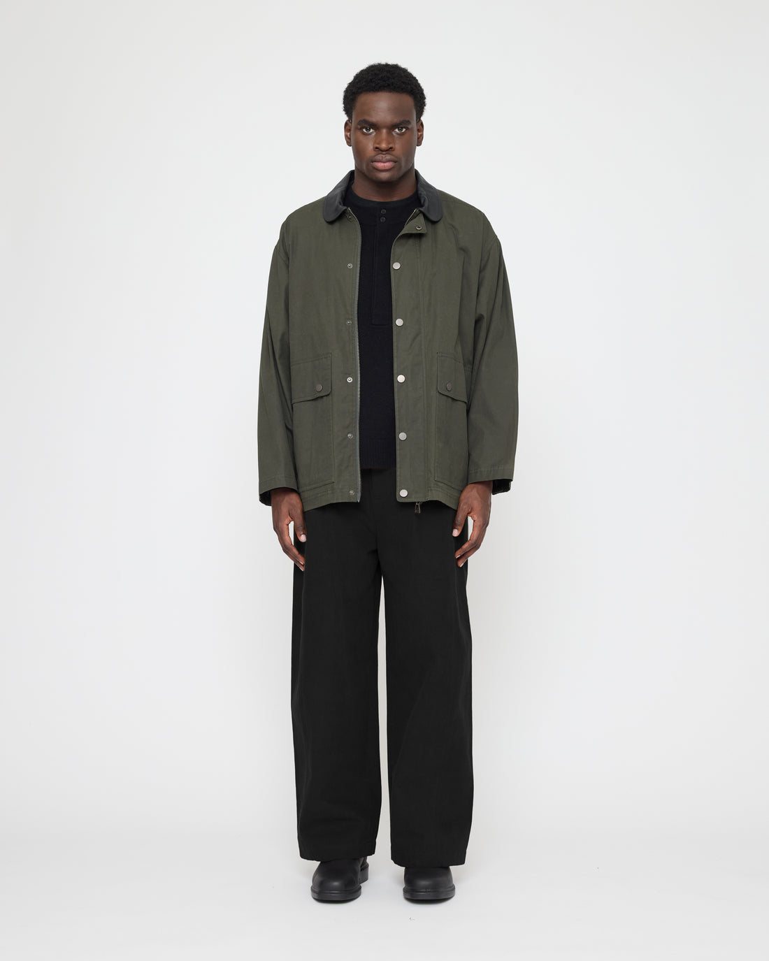 Waxed Field Jacket - FW26 - Olive