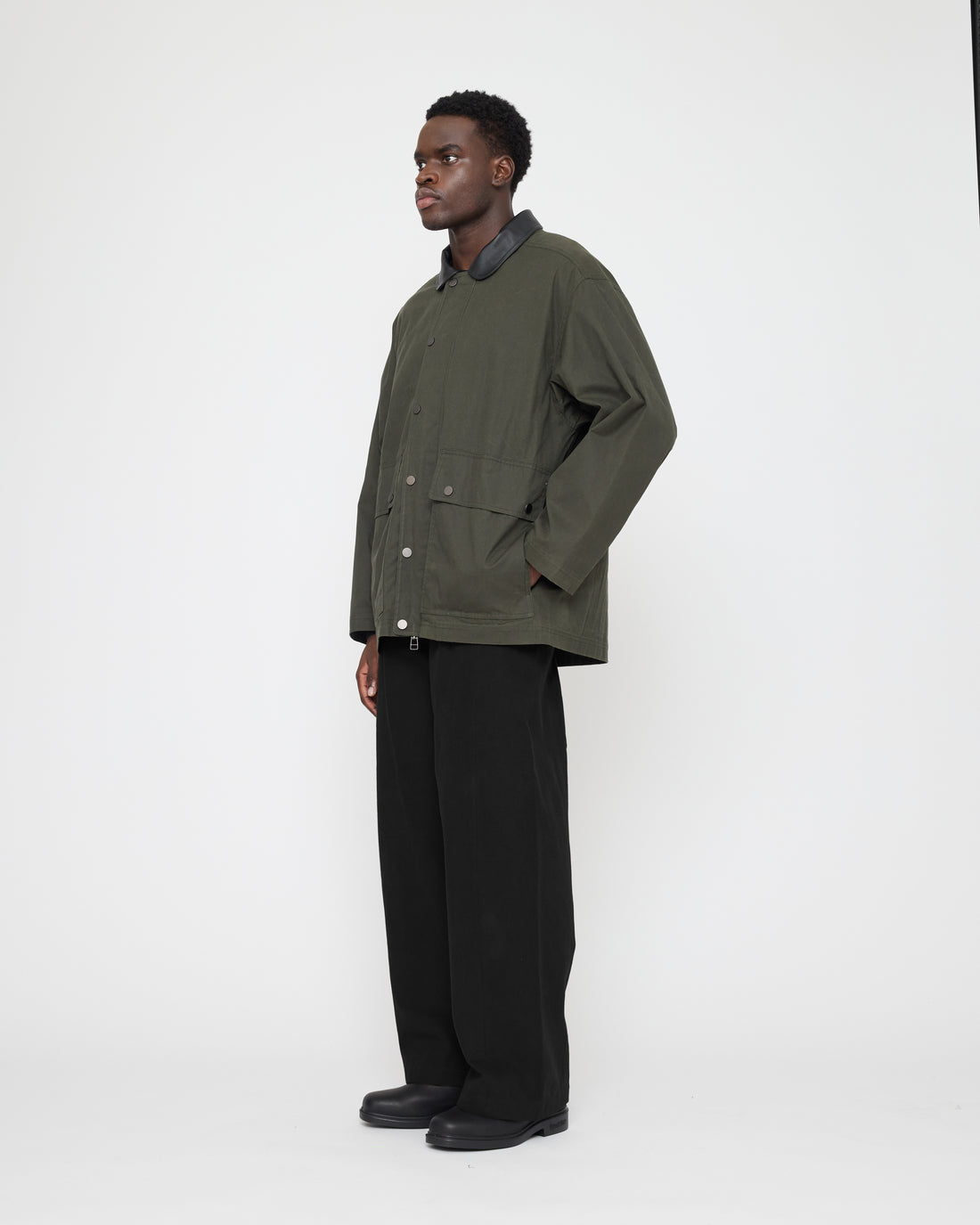 Waxed Field Jacket - FW26 - Olive