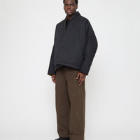 Reversible Padded Blazer - FW26 - Charcoal & Tan