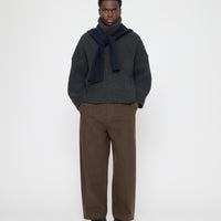 Hooded Scarf - FW26 - Navy Black