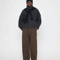 Chunky Ribbed Turtleneck Sweater - FW26 - Charcoal