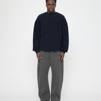 Tailored Curve Legged Trouser - FW26 - Washed Black