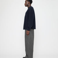 Tailored Curve Legged Trouser - FW26 - Washed Black