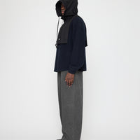 Waxed Hooded Vest - FW26 - Charcoal