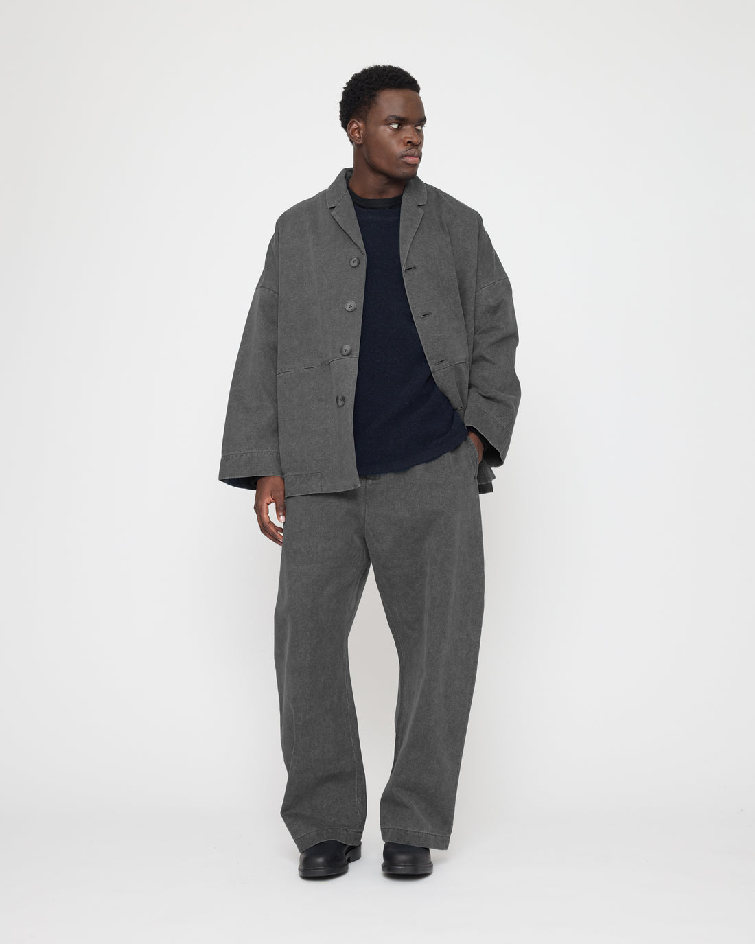 Oversized Blazer - FW26 - Washed Black