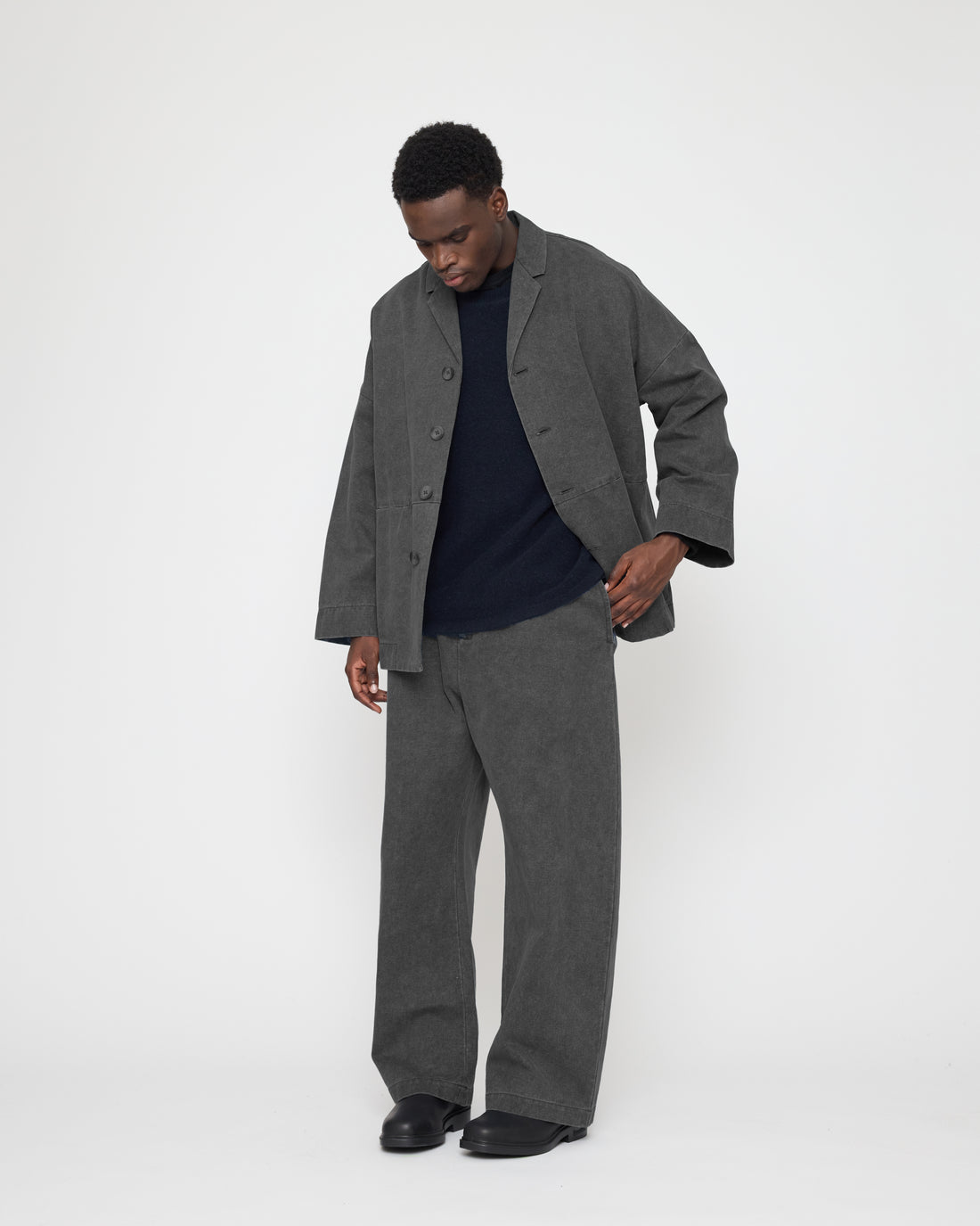 Oversized Blazer - FW26 - Washed Black