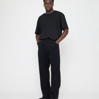 Signature Curve Legged Trouser - Brushed Twill Edition - Black