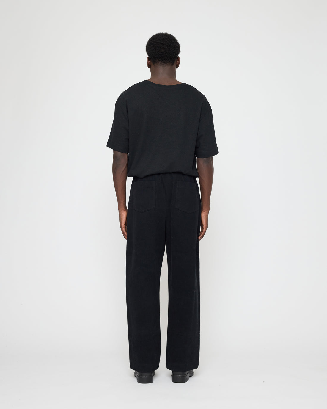 Signature Curve Legged Trouser - Brushed Twill Edition - Black
