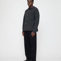 Signature Boiled Wool Shirt - Charcoal