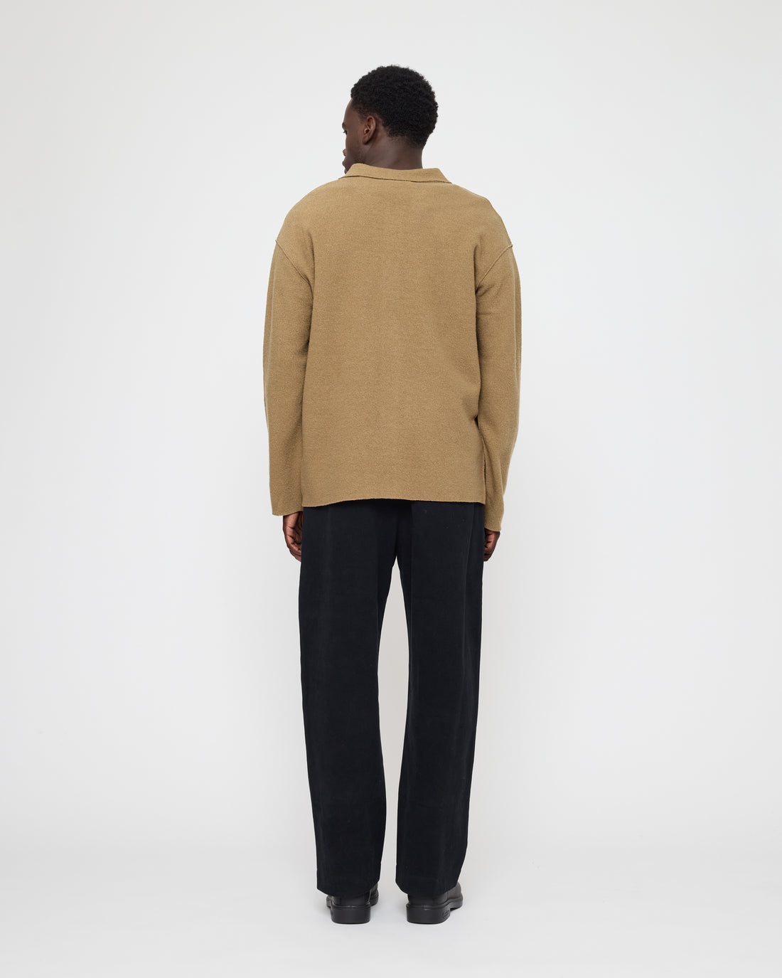Signature Boiled Wool Shirt - Kelp