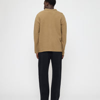 Signature Boiled Wool Shirt - Kelp
