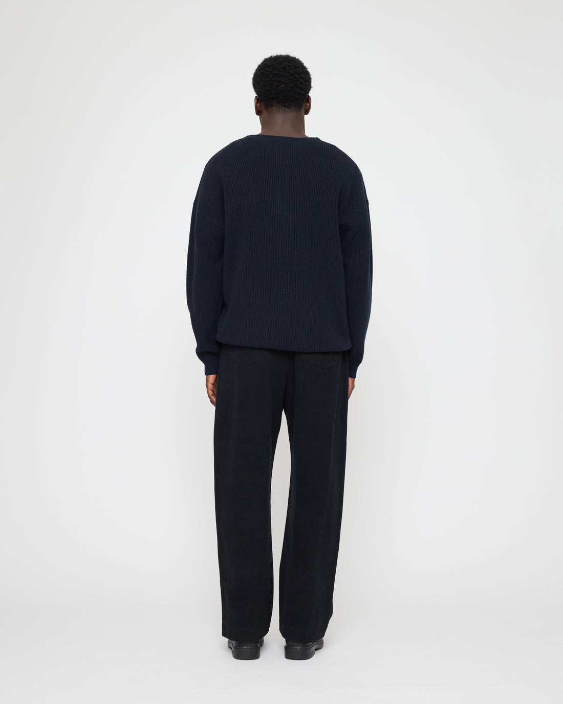 Oversized Pocket Pullover - FW26 - Navy Black