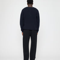 Oversized Pocket Pullover - FW26 - Navy Black