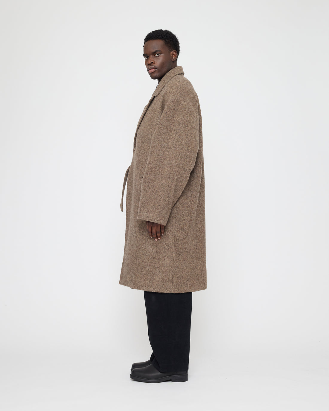 Blazer Wrap Coat - FW26 - Herringbone Clay