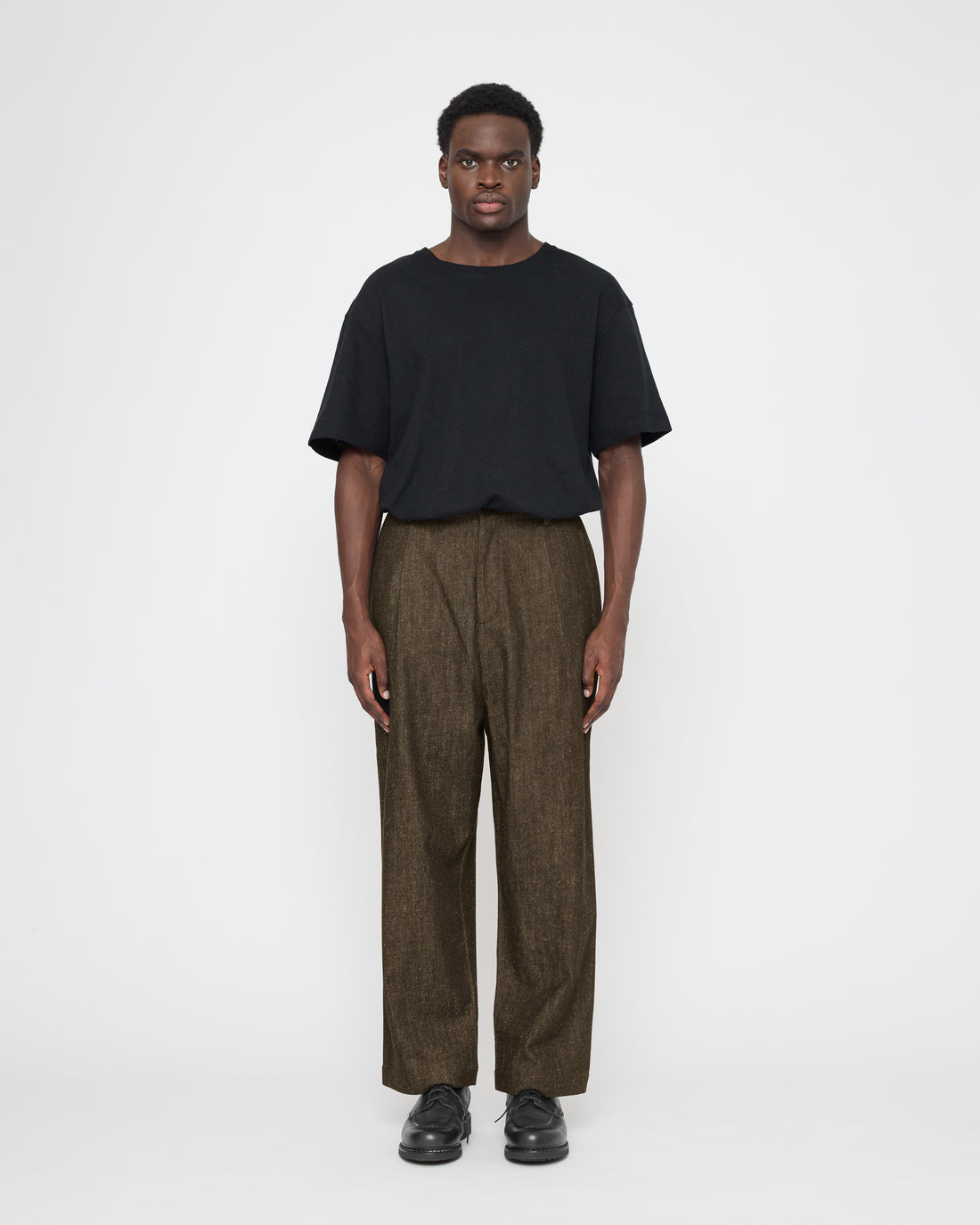 Drop-Crotch Trouser - Soft Denim Edition - FW26 - Olive