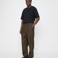 Drop-Crotch Trouser - Soft Denim Edition - FW26 - Olive