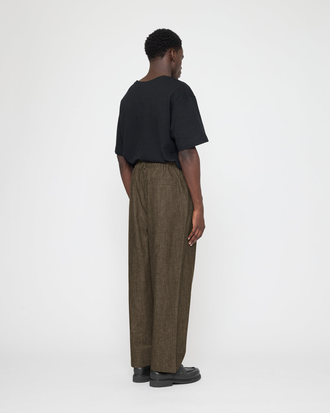 Drop-Crotch Trouser - Soft Denim Edition - FW26 - Olive