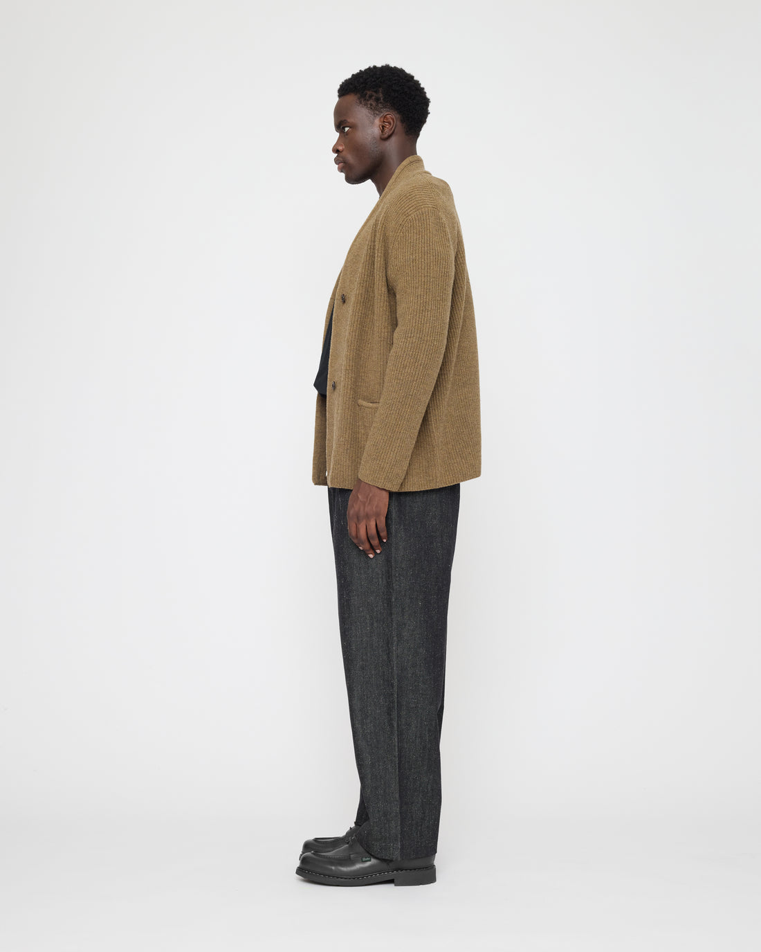 Pocket Ribbed Cardigan - FW26 - Toffee