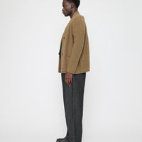 Pocket Ribbed Cardigan - FW26 - Toffee