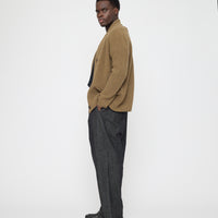 Pocket Ribbed Cardigan - FW26 - Toffee
