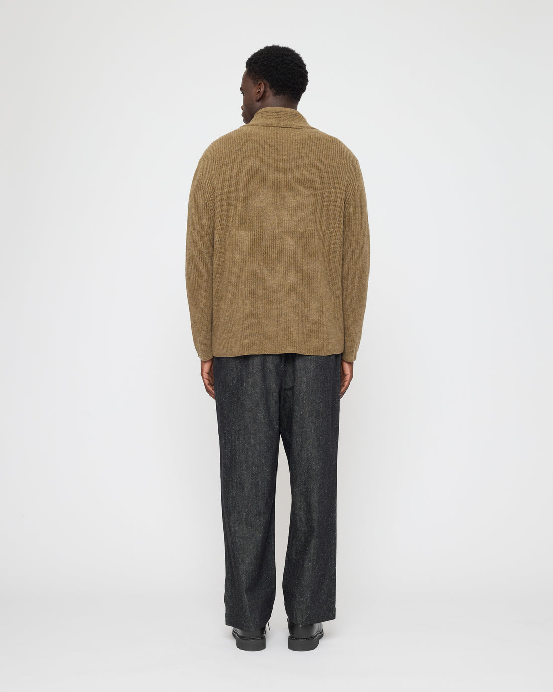 Pocket Ribbed Cardigan - FW26 - Toffee