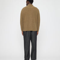 Pocket Ribbed Cardigan - FW26 - Toffee