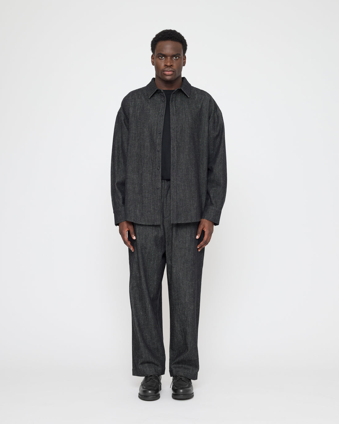 Unisex Dolman Shirt - Soft Denim Edition - FW26 - Black