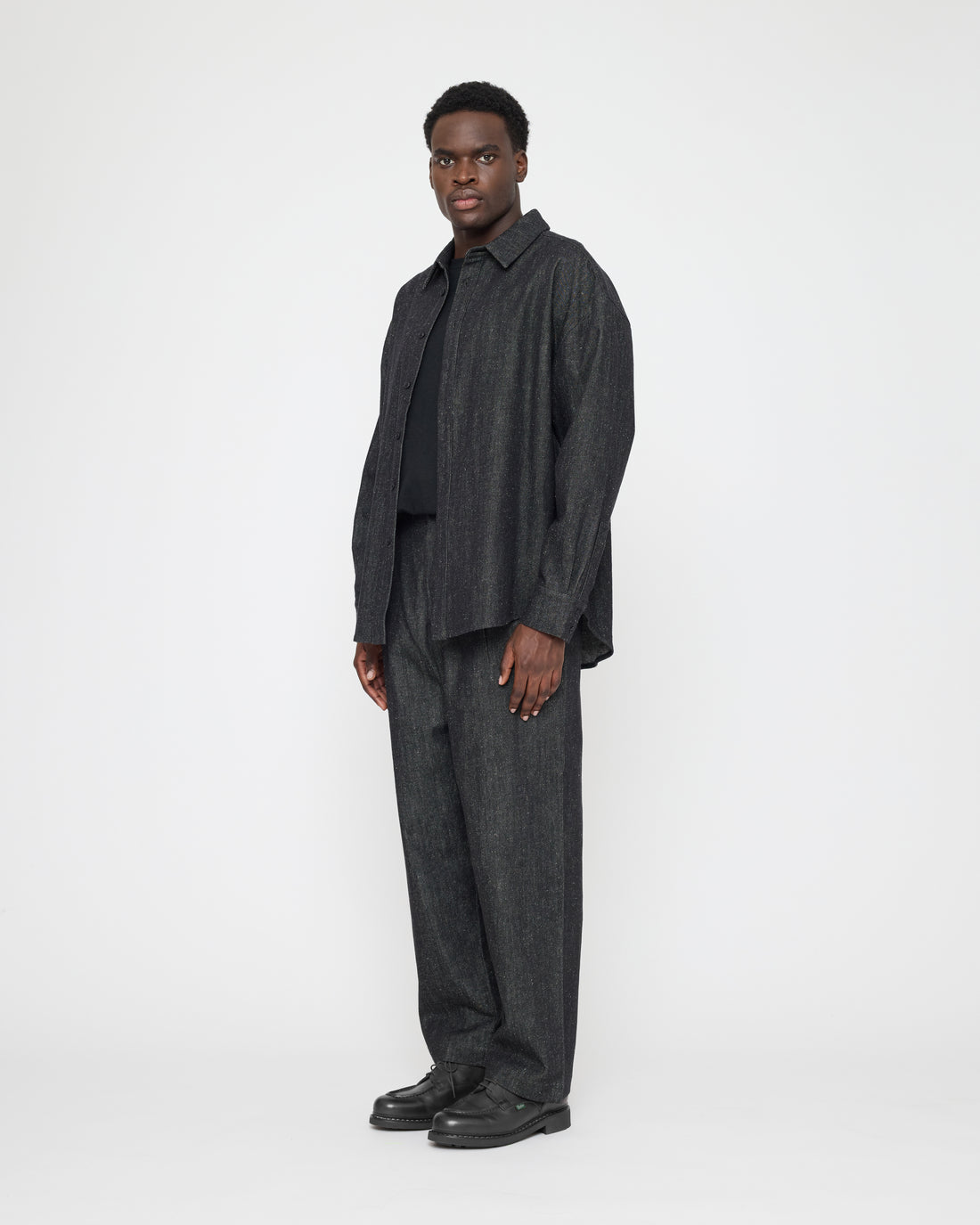 Unisex Dolman Shirt - Soft Denim Edition - FW26 - Black
