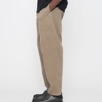 Signature Elastic Pull-Up Trouser - Brushed Twill Edition - Umber