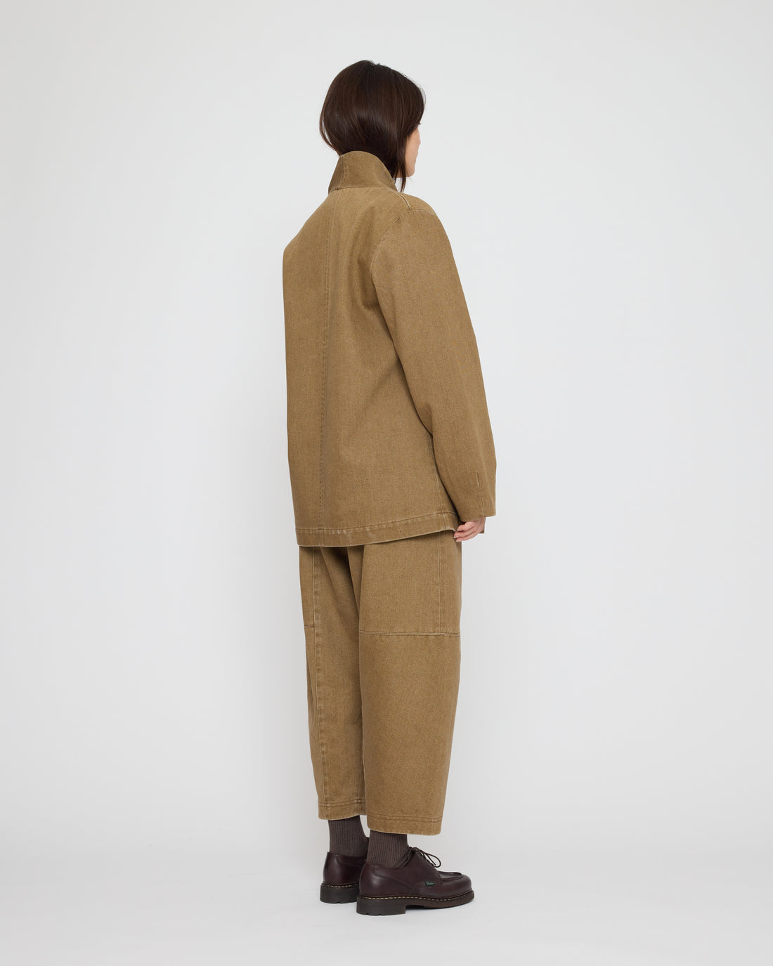 Open Short Coat - FW26 - Washed Tan
