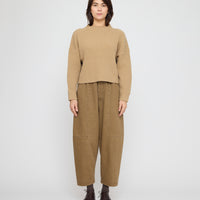 Chunky Ribbed Mock Neck - FW26 - Caramel