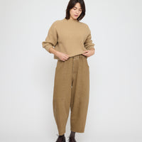 Chunky Ribbed Mock Neck - FW26 - Caramel