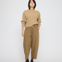 Chunky Ribbed Mock Neck - FW26 - Caramel