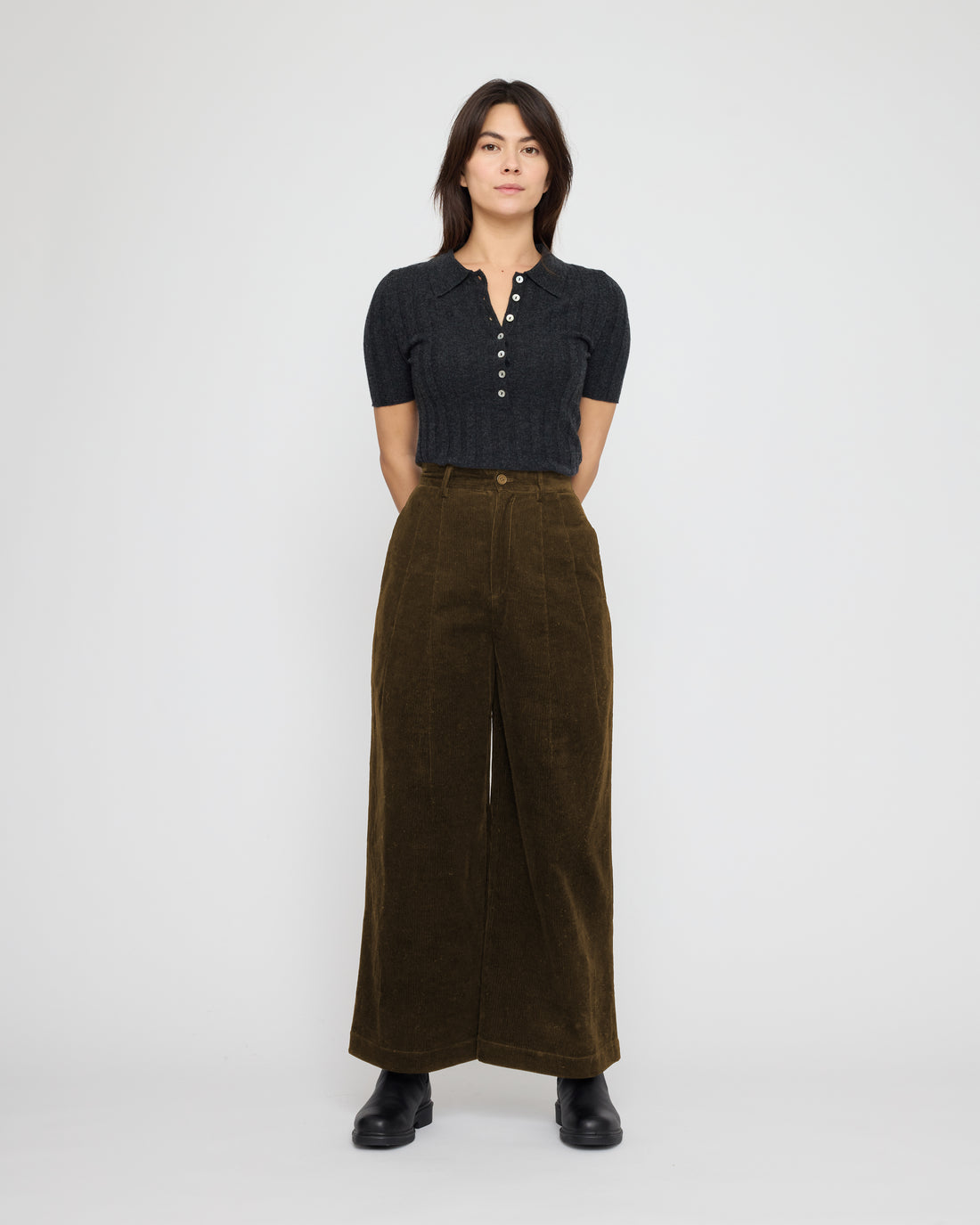 Skate Trouser - Corduroy Edition - FW26 - Olive Corduroy