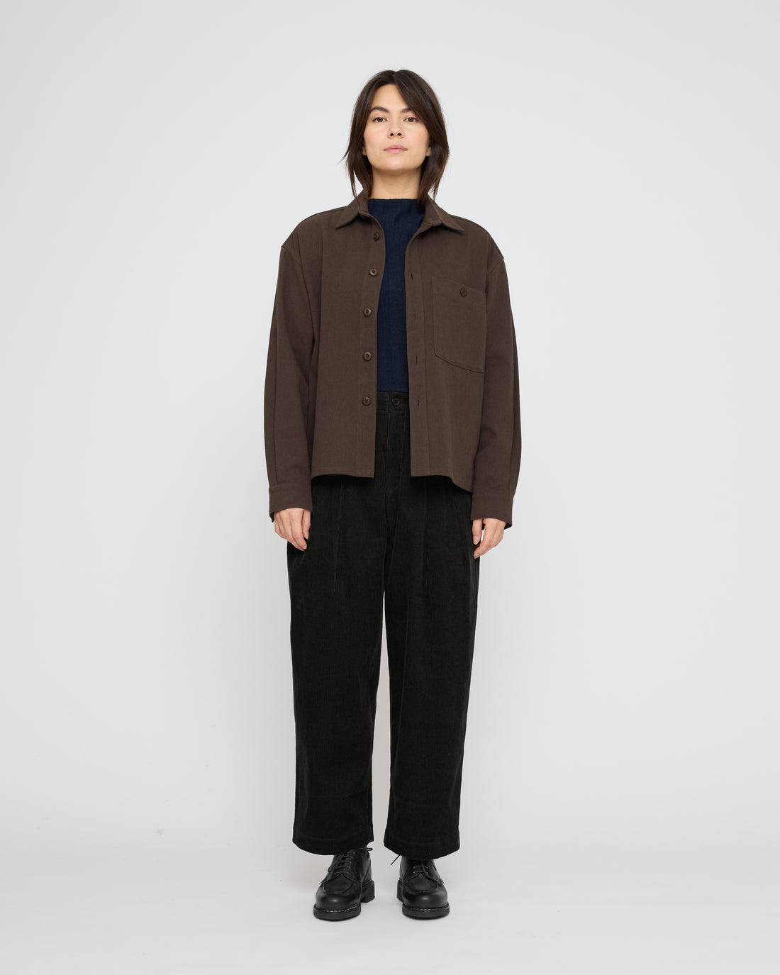Relaxed Pocket Shirt - FW26 - Brown