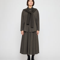 Hooded Scarf - FW26 - Olive Brown