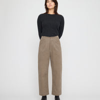 Signature Curve Legged Trouser - Brushed Twill Edition - Umber