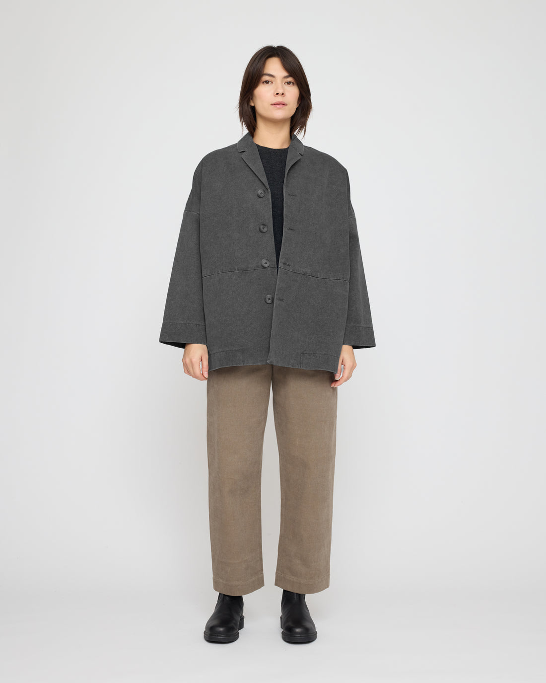 Oversized Blazer - FW26 - Washed Black