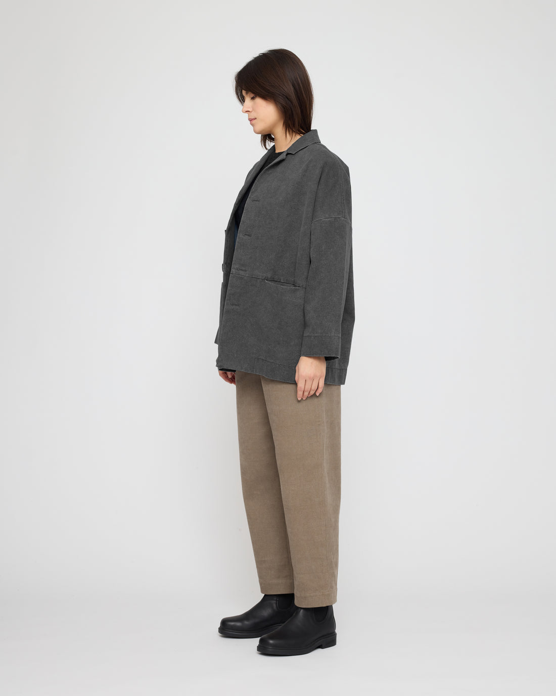 Oversized Blazer - FW26 - Washed Black