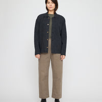Signature Boiled Wool Shirt - Charcoal